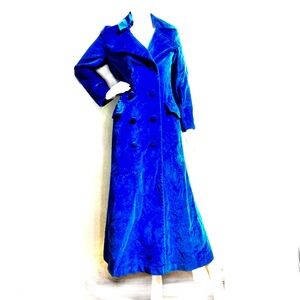 Marguerite Rubel Vintage 70’s Velvet Trench Coat